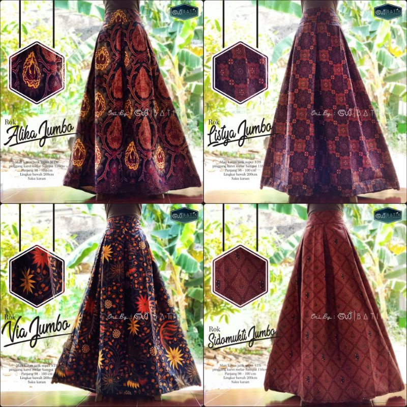 GROSIR ROK BATIK PANJANG STS JARIK LAWASAN SOGAN