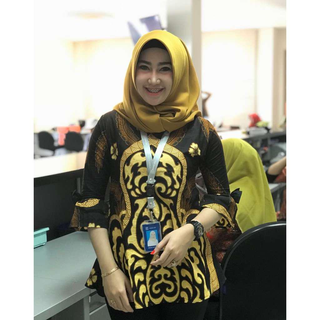 Terlaris Batik Dolby Dolbi Dobby Doby Tenun Sutra Tulis Katun Atbm Baron Atasan Batik Wanita Sogan S