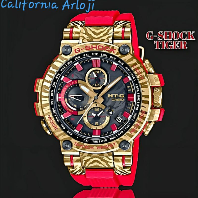 Jam Pria Merk G-Shock Tiger Original Bm Type MTG-1000 Solar