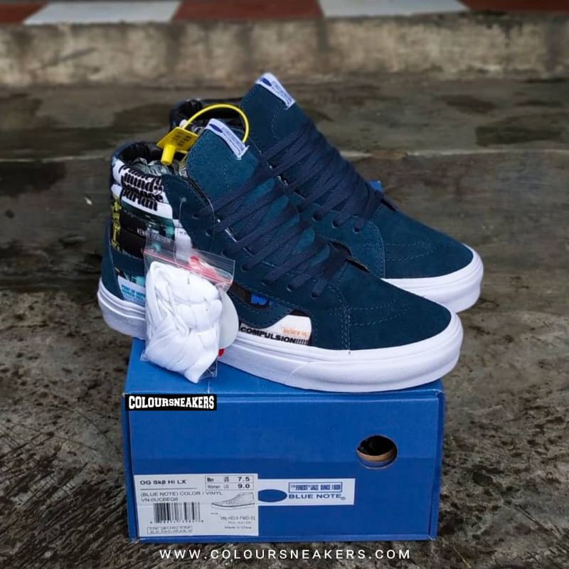 

Sepatu Sneakers Vans Sk8 Lx Blue Note Colour Vinyl