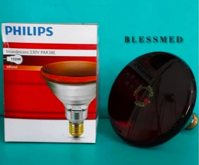 Lampu Inframerah Paket Komplit (Bohlam Philips 150w) Model Duduk