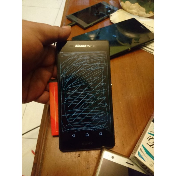 lcd set frame sony z2 big 100% original