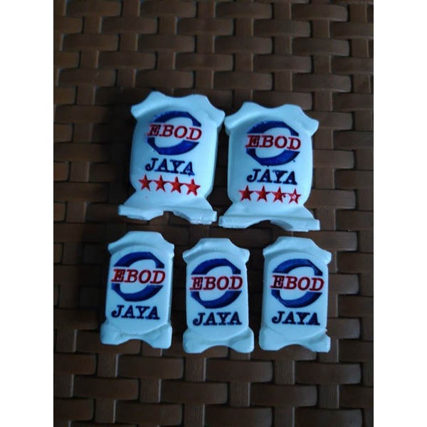 variasi asesoris stoper,pion,gantungan lipat lapis karet sangkar kotak ebod Jaya fullset-1