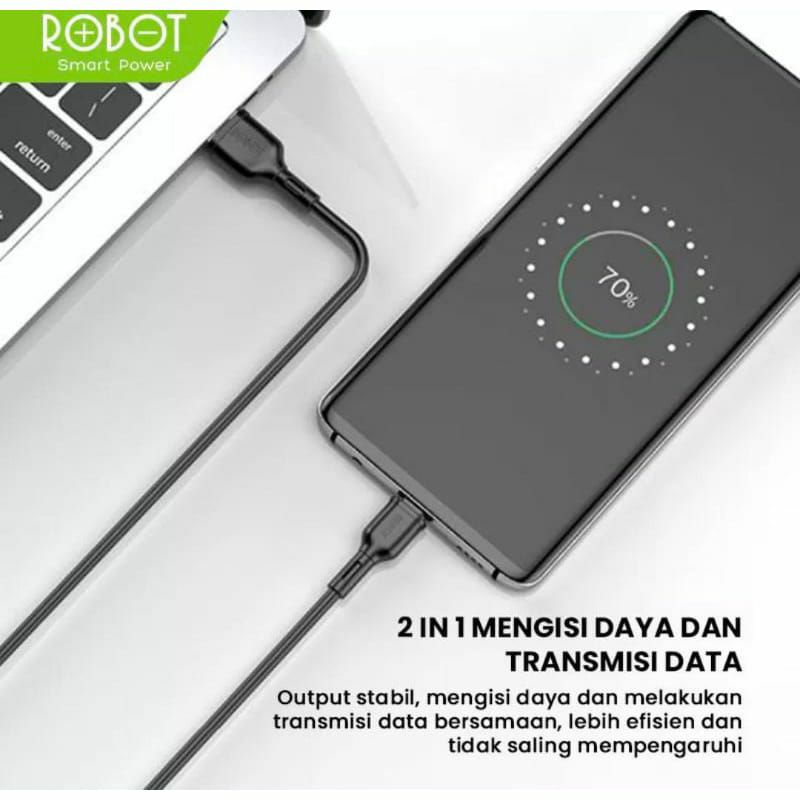 KABEL FAST CHARGING CAS KABEL DATA ROBOT TYPE MICRO USB FAST CHARGING