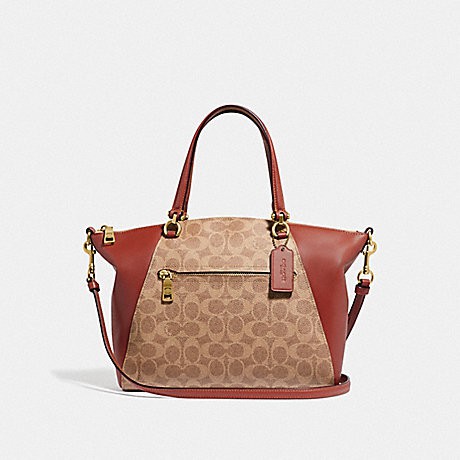 Coach Signature Prairie Tan Rust