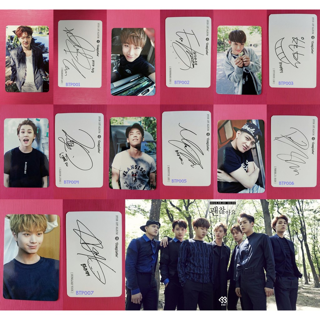 BTOB Complete Album Photocard