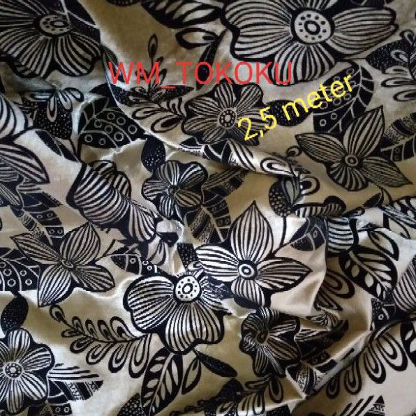 OBRAL K 07/ KAIN BLUDRU KEMBANG 2,5 meter/KAIN SOFA BLUDRU/KAIN KURSI BLUDRU