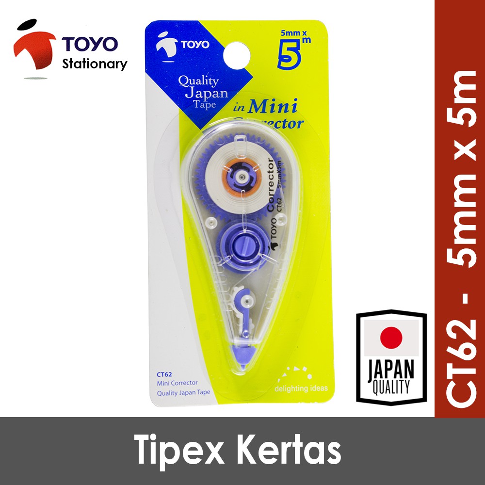 CORRECTION TAPE CT62 5MM X 5M TIP-X TIPEX TIP EX KERTAS TOYO