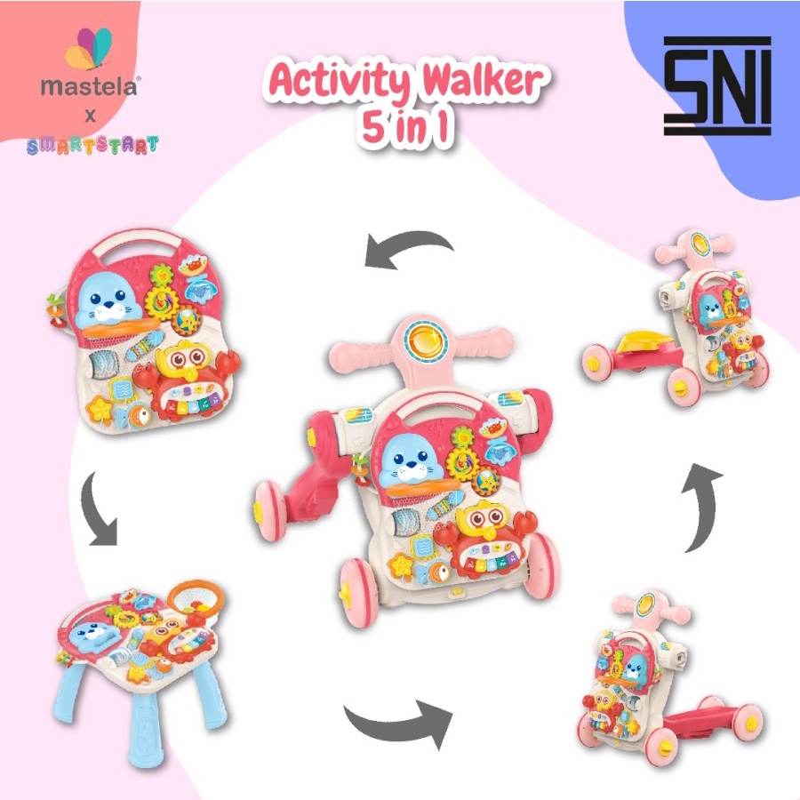 MASTELA activity Learn 5in1/ Mastela Activity Walker Grande 5in1/ Learn 7711