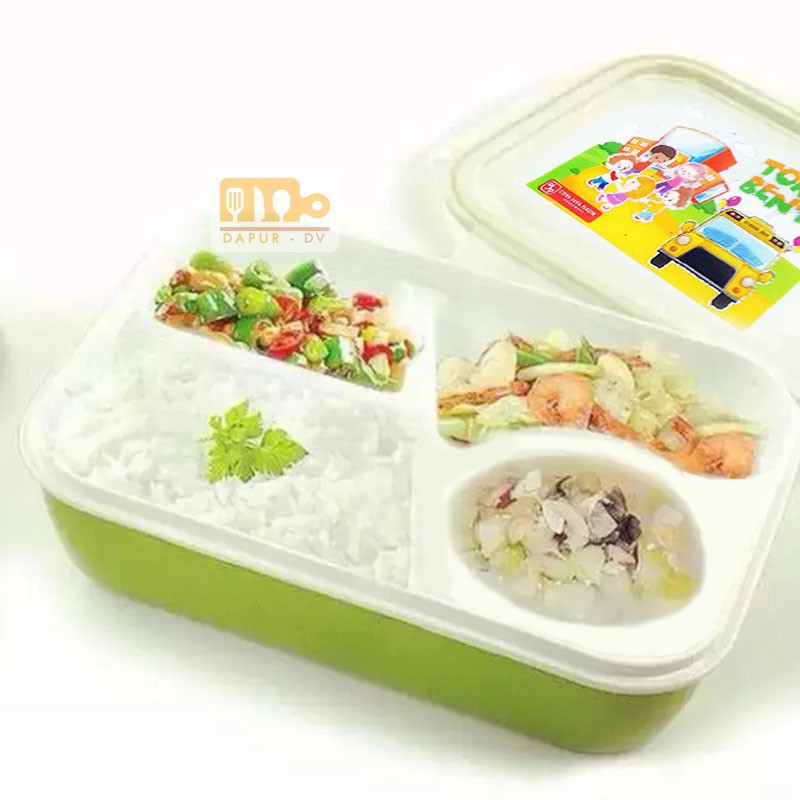 Lunch Box Tokyo Bento CJP 4 Sekat / Kotak Bekal Makan Premium/ Tempat Makan Anak