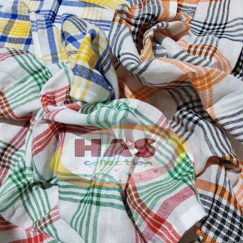 1 Pc..TERMURAH..SERBET JUMBO KATUN TEBAL GARIS UK 60X60cm KJ