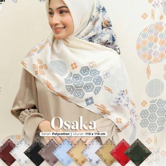 MALL  segi empat motif ummama osaka grosir