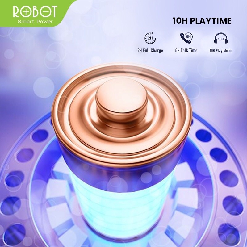 Headset ROBOT Talk10 Bluetooth Earphone Android iPhon Original - Garansi 1 Tahun