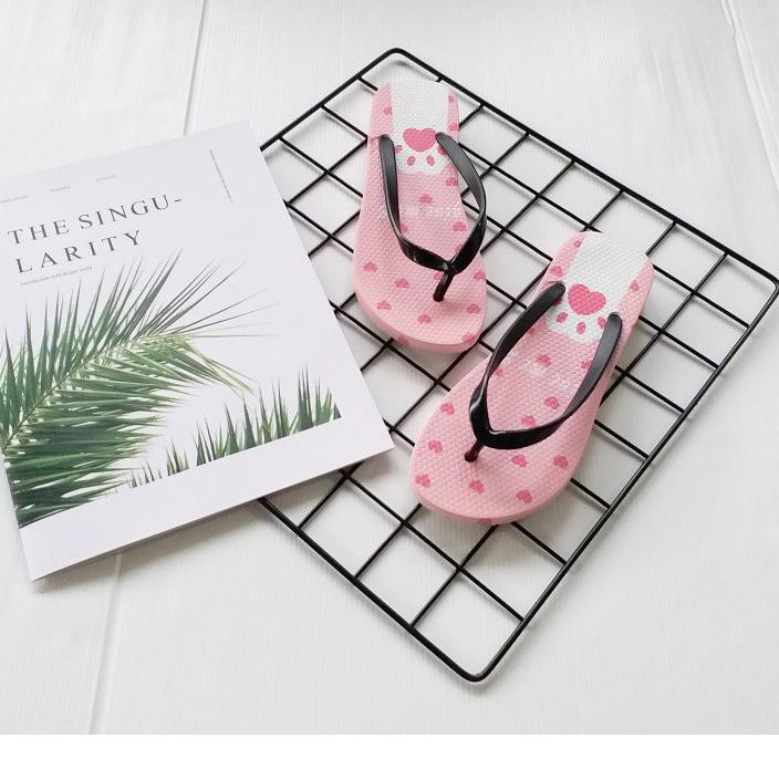 (BEST SELLER) gos NEW ERA LB CNC 56 FL Sandal Japit Motif  Flamingo & PUFFY IMPORT GIVE ME LOVE, IMP