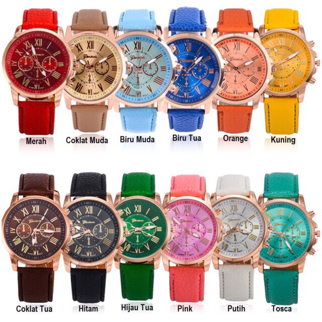 JAM TANGAN WANITA MERK GENEVA