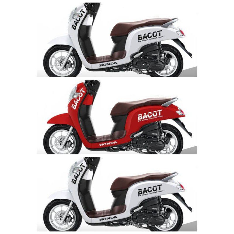 sticker body Scoopy sticker BACOT cutting