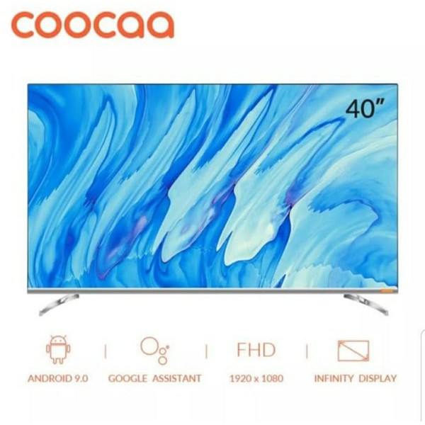 Spesial Coocaa 40 Inch Android 9.0 Smart LED TV 40S6G Full HD Garansi Resmi  3 th Berkualitas