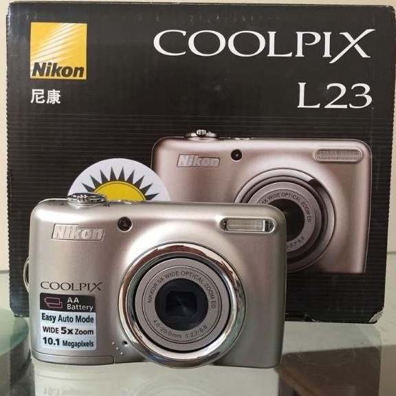 Nikon Coolpix L23 Kamera Digital Baterai AA