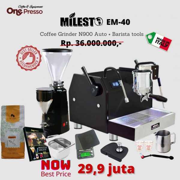 PAKET MESIN ESPRESSO MILESTO EM-40