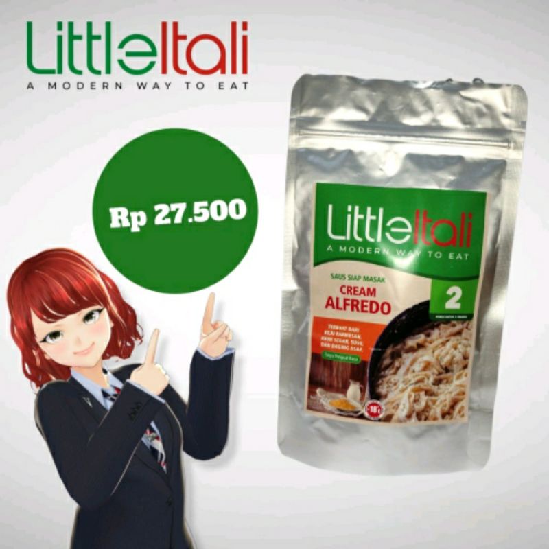 

Saus Cream Alfredo dari Little Itali