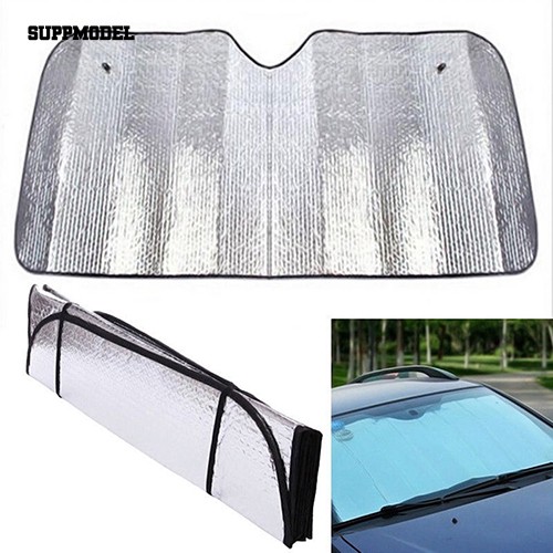 1Pc Cover Pelindung Kaca Depan Mobil Dapat Dilipat Front Rear Block Window Sun Shade