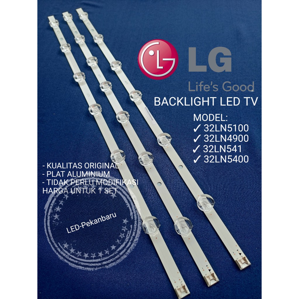 BACKLIGHT LAMPU LED TV LG 32 INCH 32LN 32LN4900 32LN5100 32LN5400 3V