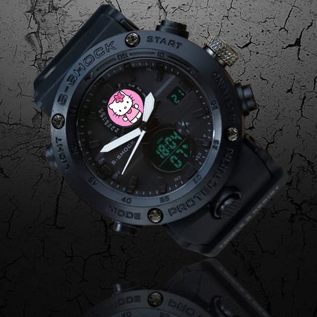 (WATER RESIST) Jam Tangan HELLO KITY motif 2 DT - EXCLUSIVE