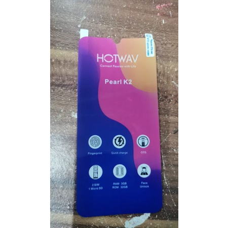 Anti Gores /Tg Hotwav Hp k2 pearl original