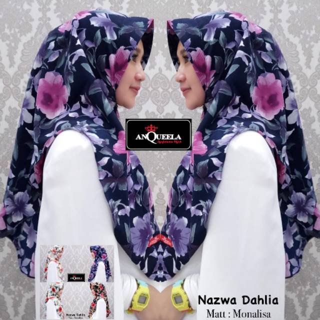 Jilbab Instan Anqueela Nazwa Dahlia