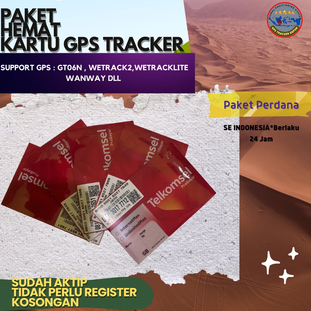 kartu gps tracker prabayar aktip simpati telkomsel iuran 17rb per bulan