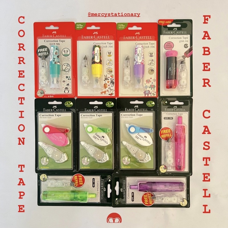 

Correction Tape Faber Castell Fancy QAR QJR QDR