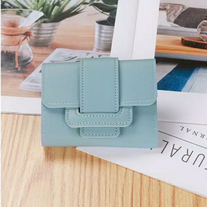 Medan Termurah KD37 Korean style Dompet wanita import cantik dompet lipat beautiful dompet simple