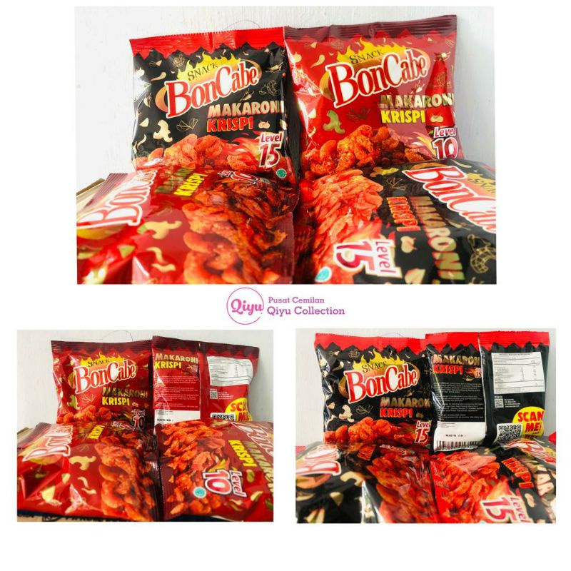 [Renceng] Makaroni Krispi Boncabe Level 10&amp;15 Pedas 10pcs @30gr