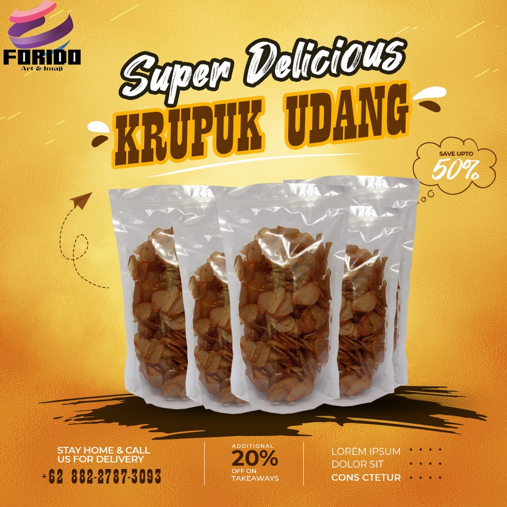 

KERUPUK UDANG MENTAH KUALITAS SUPER SIAP GORENG 250GR