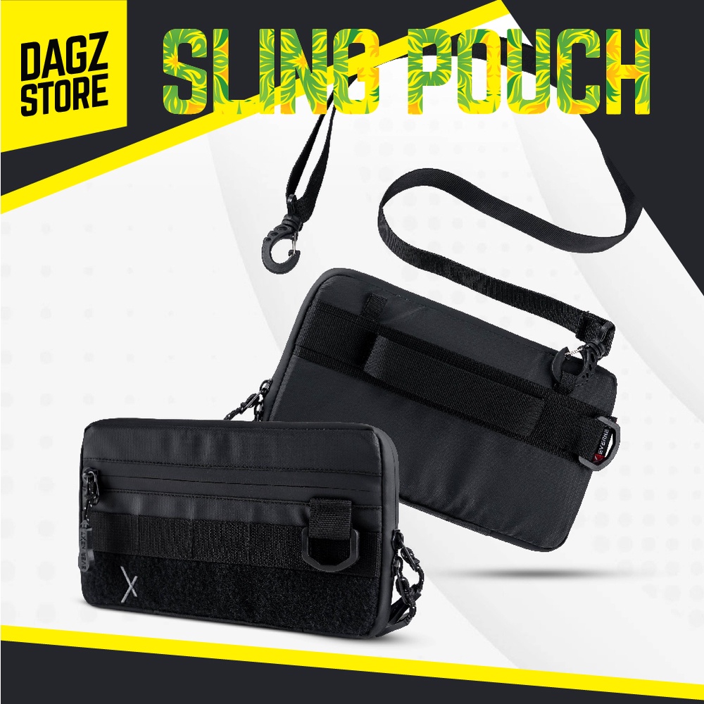 SLING POUCH BAG TAS KECIL MINI TENTENG TANGAN DOMPET WALLET HAPE HANDPHONE HP WATERPROOF PRIA WANITA