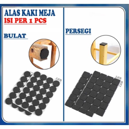 Busa / 1 PCS Bantalan Pelindung Funiture Anti Slip Lantai Vinyl / Tatakan Ganjalan Hitam Anti Licin Lecet baret Ubin Keramik Lemari Tidak Gerak