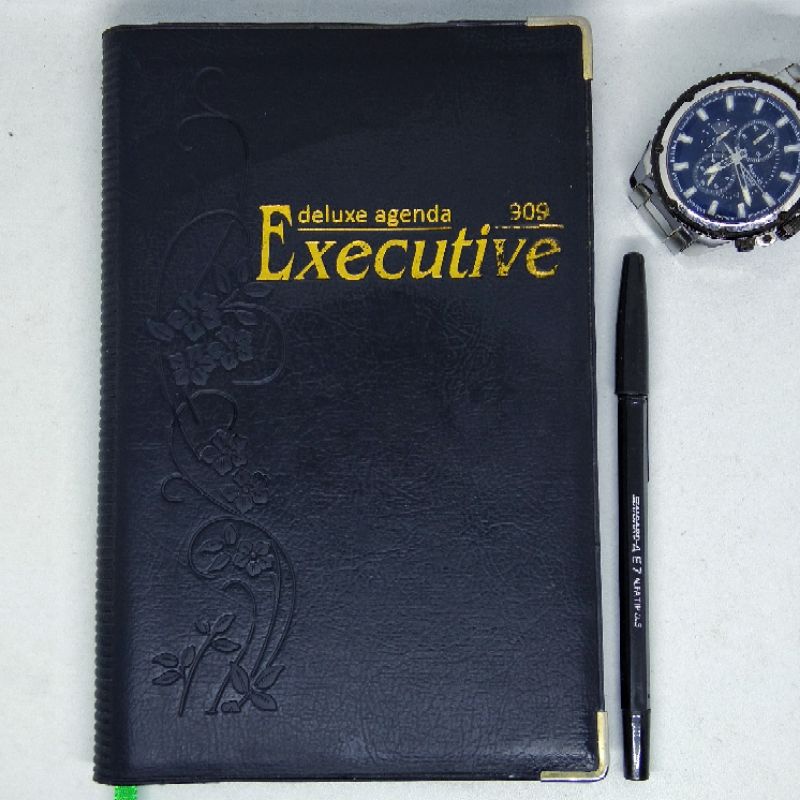 

Note Book Buku Tulis Buku Catatan Buku Agenda EXECUTIVE 909 Hitam