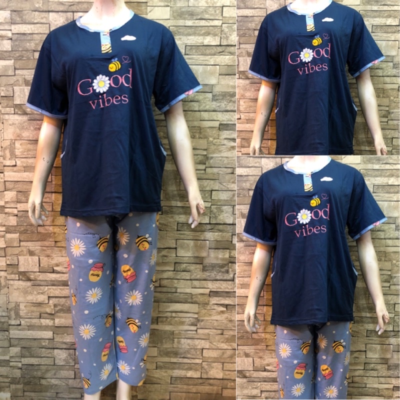 CP FOREVER MAMA SIZE | BAJU TIDUR | PIYAMA | COD-920 Dongker