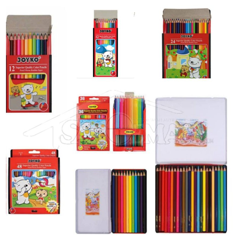 

Colour pencil 12Long,Pensil warna Joyko