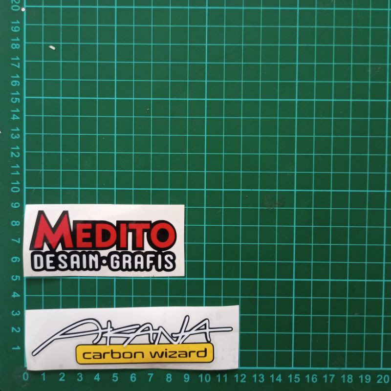 Sticker Cutting AKANA CARBON WIZARD