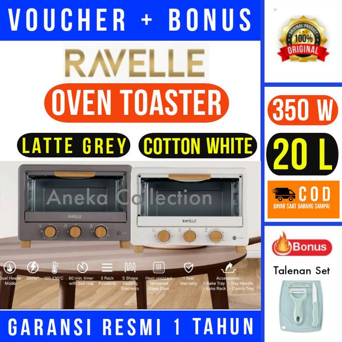 Jual Ravelle Oven Listrik Toaster 20L Korean Oven Toaster _Dymarvdnj