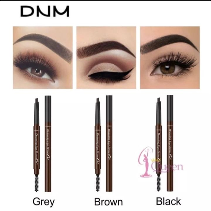 Pensil Alis waterproof double head spin automatic eyebrow pensilalis putar - Pensilalis Anti Air