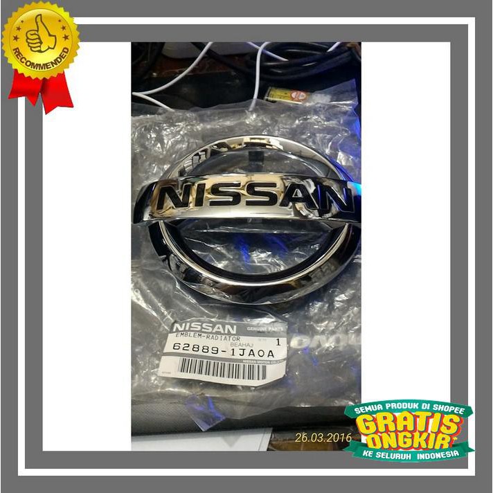 Termurah Emblem Grille Nissan Xtrail New T32 Serena New C26 628 1ja0a Shopee Indonesia