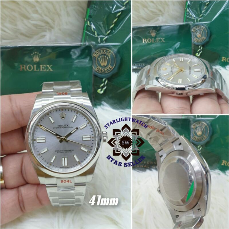 JAM TANGAN ROLEX OYSTER AUTOMATIC MESIN SWISS EWF KUALITAS ORIGINAL