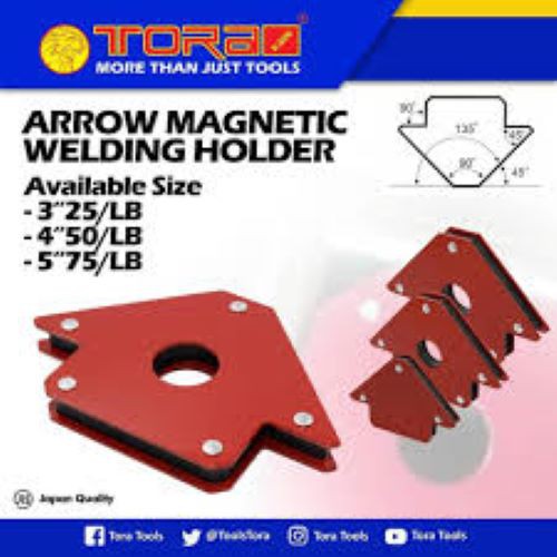 TORA Siku Magnet Las 25 Lbs 3 Inch - Magnetic Smart Welding Arrow