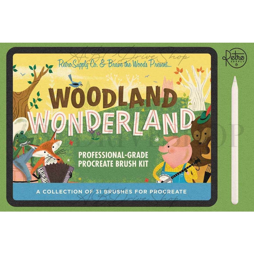 Procreate Brush - Woodland Wonderland Brush Pack for Procreate