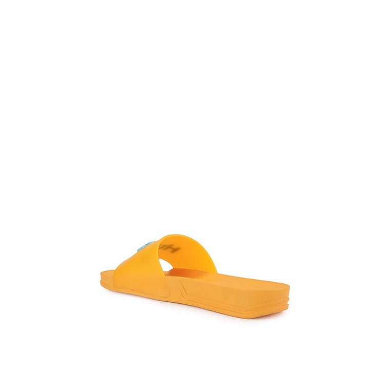 SANDAL SLIDE WANITA HUSH PUPPIES ORIGINAL CASUAL BRANDED YELLOW HW35