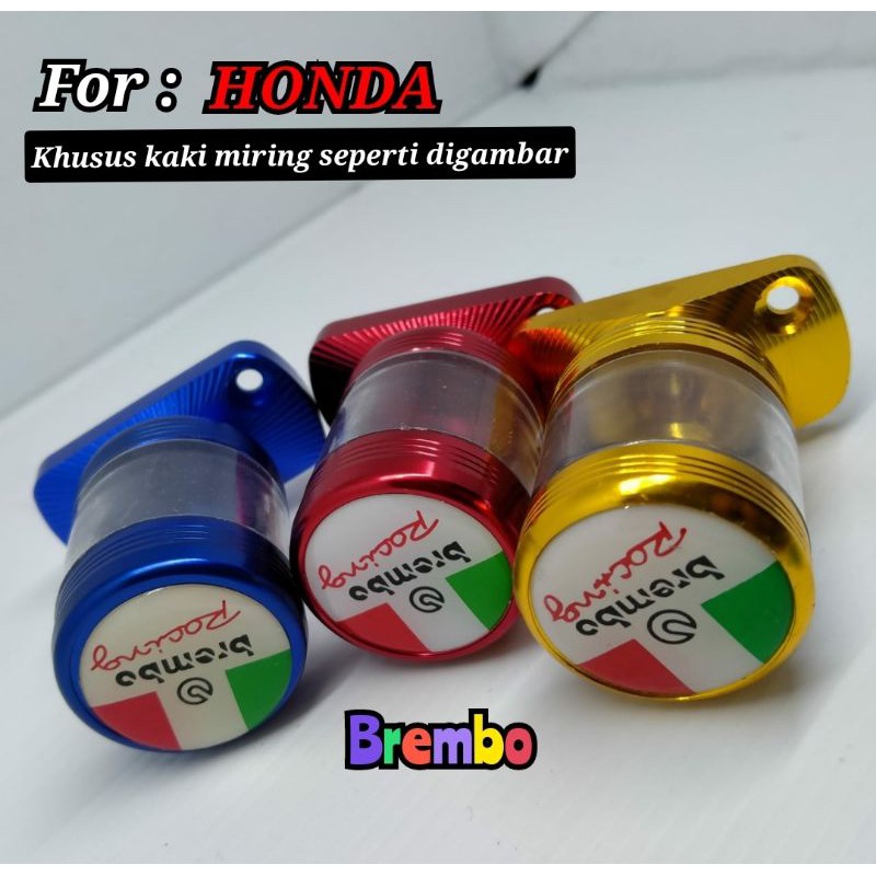 Tutup Minyak Rem Model Stempel Transparan Matic Honda Beat Beat Fi Scopy Scopy Fi Vario