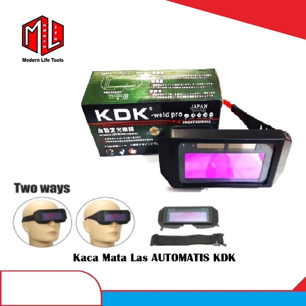 KDK JAPAN Kacamata Las Otomatis - Welding Glass Auto Darkness