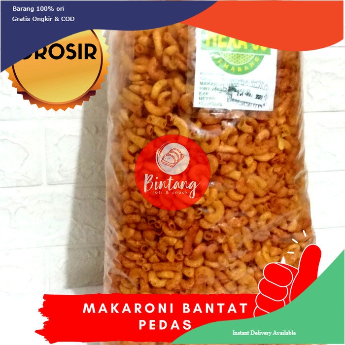 

Makaroni bantat pedas balado | grosir 1 ball | 2,5 Kg